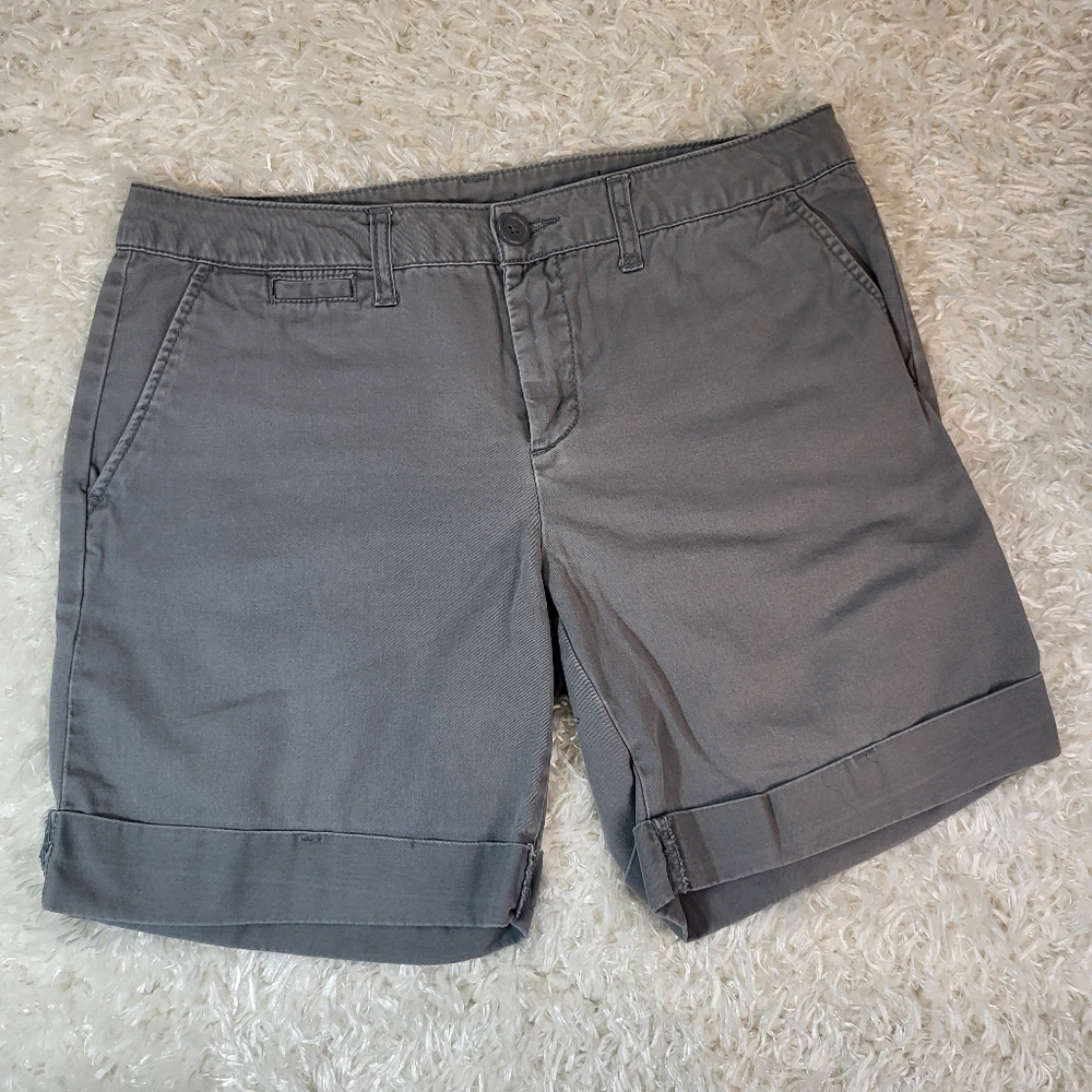 Faded Glory Women's Shorts, Gray, Size 4
